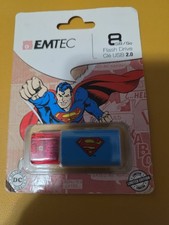 EMTEC Click 8 GB USB 2.0 Flash Drive, Superman picture
