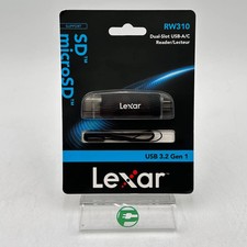 New Lexar RW310 Dual-Slot USB-A/C  3.1 GEN 1 Card Reader LRW310X-BNBNG picture