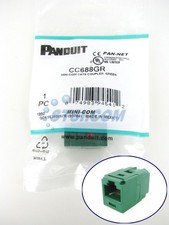 Panduit CC688GR Cat6 Coupler Module RJ45 8P8C Green ~STSI picture