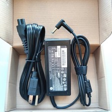 Genuine OEM HP 65W AC Adapter Charger Pavilion 710412-001 19.5V 3.33A Blue tip picture
