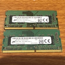 LOT OF 2 Micron 8GB 1Rx8 PC4-2666V-SA2-11 Laptop RAM Module picture