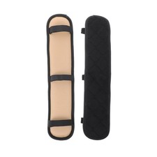 1 Pair Reusable Plush Armrest Covers for Desk Chair Ergonomic Black Comfort Pads picture