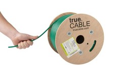 True Cable Cat6 Riser CMR Ethernet Cable 500 Ft Green Bulk Network Wire NEW picture