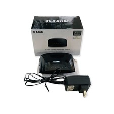 D-Link DGS-1005G 5-Port Gigabit Ethernet Network Switch Desktop Unmanaged Used picture