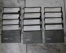 Lotus 123 1-2-3 Spreadsheet Software V2.2 5.25” Disks 1989 for Vintage IBM PC picture