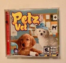 Petz Vet WIN MAC CD-Rom 2 Disc Computer Game Ubisoft EUC picture