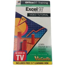 Vintage ViaGrafix Excel 97 Windows 95 Video Tutorial Disk Office 97 Training New picture