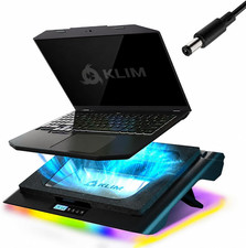 Laptop Cooling Pad, Dual Turbo Fans, 6300 RPM, RGB Lighting, 11-17.3 Inch picture