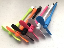 3X COLOR USB POWER AIR COOLING Mini FANS For Travel Laptop Portable Office Desk picture