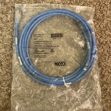 Lot of 7 Belden CAT1106010 10GX Cat6A Traceable Patch Cables 10ft Blue CMR picture