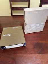 IBM BASIC REFERENCE BOOK/BINDER 1984 3RD EDITION - COMPUTER / PC / LAPTOP picture