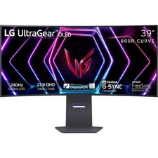 LG 39 inch UltraGear OLED G-Sync Compatible 800R Curved Gaming Monitor Open Box picture