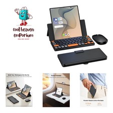 Dual Bluetooth Ultra-Slim Keyboard & Mouse Set for Galaxy Z Fold 8 & iPhone picture