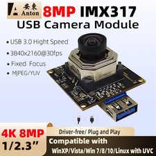 8MP IMX317 USB3.0 Camera Module 4K AF/FF 30fps UVC Driver Free  Horizontal MJPEG picture