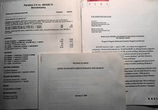 Paradox vs dBase IV - Benchmarks + Technical Brief & Borland Press release, 1990 picture