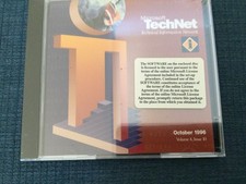 Microsoft TechNet CDs • Vol 4 • Issue 10 • October 1996 • NEW • Sealed picture