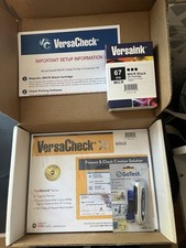 Versaink 67 MS MICR Blank Ink Cartridge & Versacheck X1 Gold Kit - Missing Parts picture