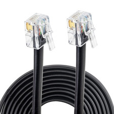 5 Feet RJ11 / RJ12 Data Cable - Heavy Duty 6-Pins High-Speed Extension for Cash picture