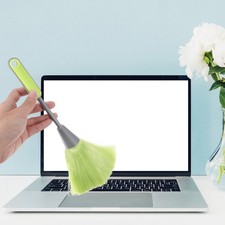 2Pcs Keyboard Cleaning Brush Reusable Coffee Color Durable Fiber for Home Use picture
