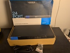 Linksys LGS124 24-Port Business Gigabit Unmanaged Switch 1000 Mbps - Open Box  picture