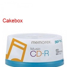 Memorex 40X Digital Audio Music CDR (CD-R) 80min 700MB (Logo on Top) Lot picture
