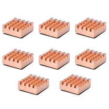 8PCS Pure Copper RAM Heat Sink Cooling Fin Heatsink For Graphics Card ੭ picture