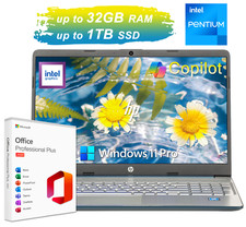 NEW HP Laptop Computer 15.6