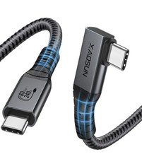 1.6FT USB 4 V2 80Gbps Right Angle Cable 240W 90 Degree 8K@60Hz Thunderbolt 5 picture