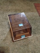 Vintage Allsop Floppy Disc Container With Dividers USA Great Condition Very Rare picture