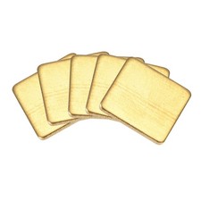 Flat IC Chipset Thermal Copper Heatsink for  CPU GPU RAM 12 x 12 x 1 mm 5pcs picture