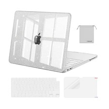 MOSISO Sparkly Glitter Case Compatible with MacBook Neo Case 13 inch 2026 picture