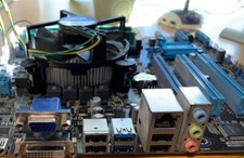 Asus P8b75-M / CSM Motherboard &  Xeon Quad Core Combo16gb Ram samsung ssd picture