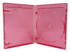 PREMIUM STANDARD Clear Red Blu-Ray Single Cases 12MM Lot picture