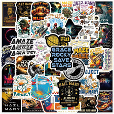Project Stickers 55pcs for Hail Mary Fans Astrophage Space Theme Laptop Guitar picture