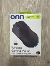 onn Rechargeable Wireless Gaming Mouse LED RGB 8 Programmable Buttons 7200 DPI picture