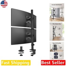 Ergonomic Dual Monitor Stand | Stacked 17-32