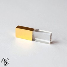 Custom Photography logo Gold USB Flash Pen Drive Memory Stick White box picture