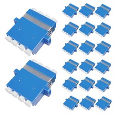 20 PCS LC-UPC to LC-UPC Fiber Optical Coupler 4 Channel Adapter Connector picture