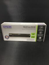 Authentic Epson WorkForce ES-50 Portable Color Document Scanner - Black NEW picture