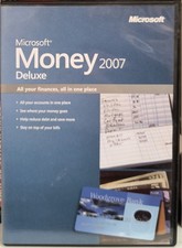 Microsoft Money Deluxe 2007 Windows PC Accounting Finance No Manual  picture