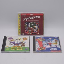 Kids Educational PC CD-ROM Game Lot of 3 SuperMunchers Putt Putt Reader Rabbit picture