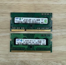 🔥 Major Brand 4GB (2x2GB) SODIMM - Matched RAM Pair 2GB PC3/PC3L - SEE Details picture
