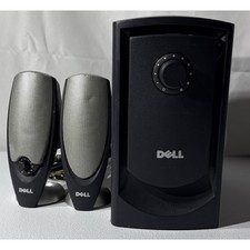 Dell A425 Zylux Multimedia Computer Speaker System Powered Subwoofer NOT TESTED picture