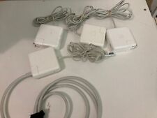 Lot of 4 Apple MagSafe 60W Power Adapter - White 2x A1330, 1x A1344, 1x A1435 picture