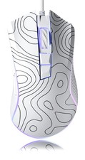 XVX G705 Wired Gaming Mouse, 12000 DPI RGB Mouse with 12 Topographic picture