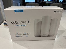 NETGEAR Orbi 370 Series WiFi 7 Mesh System 3 Pack  + 1 Extra Satellite picture