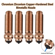 CuCrZr Hardened Steel Bimetallic Nozzle Compatible with ELEGOO Centauri Carbon picture