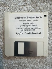 Macintosh System Tools 6.0.5b5 (1990) – Developer Seed – Apple Confidential 3.5 picture