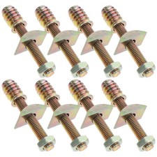 8Sets Bed Frame Hardware Kit Iron Bolts Nuts for Headboard Footboard picture