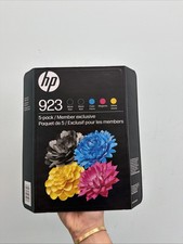 GENUINE HP 923 5-PACK 2 Black, C/M/Y Ink Exp 01/2027+ 6C3Y8BN Read Description picture